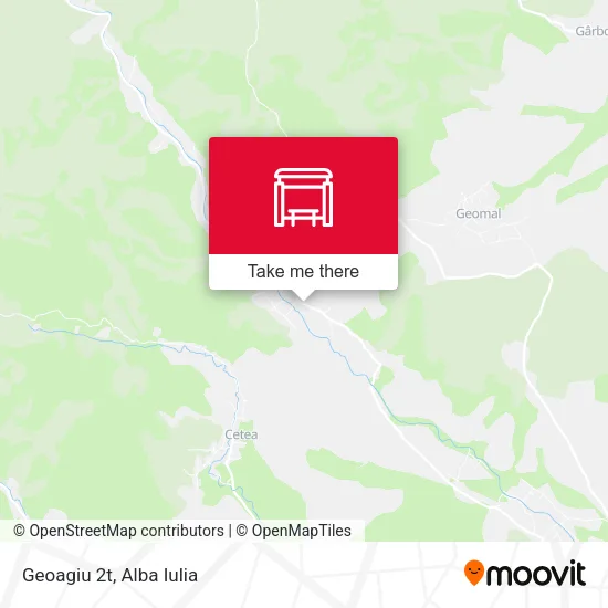 Geoagiu 2t map
