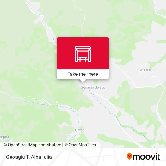Geoagiu T map