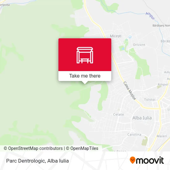 Parc Dentrologic map