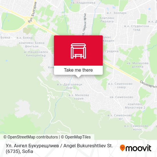 Ул. Ангел Букурещлиев / Angel Bukureshtliev St. (6735) map