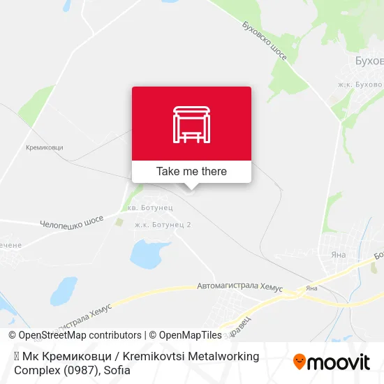 Карта 🏭 Мк Кремиковци / Kremikovtsi Metalworking Complex (0987)