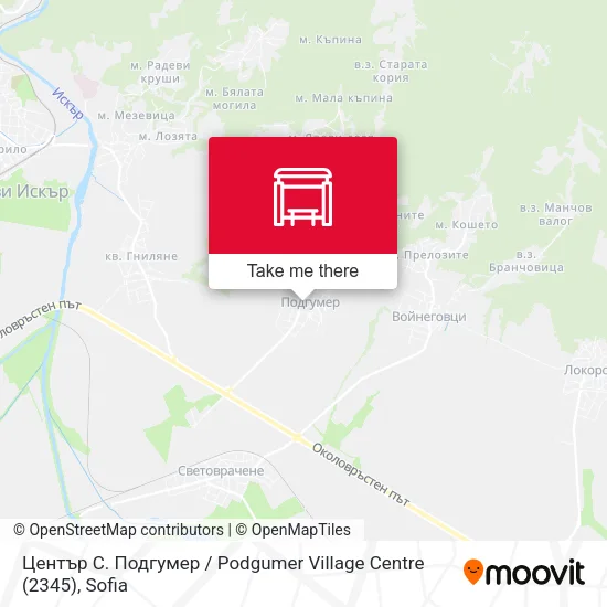 Карта Център С. Подгумер / Podgumer Village Centre (2345)