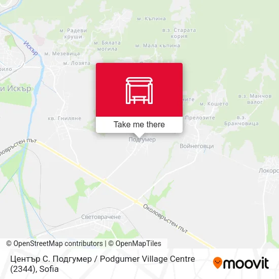 Карта Център С. Подгумер / Podgumer Village Centre (2344)