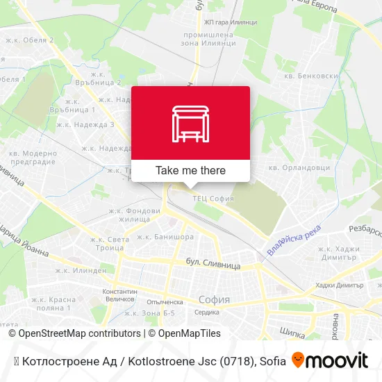 Карта 🛍️ Котлостроене Ад / Kotlostroene Jsc (0718)