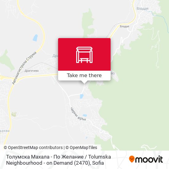 Толумска Махала - По Желание / Tolumska Neighbourhood - on Demand (2470) map