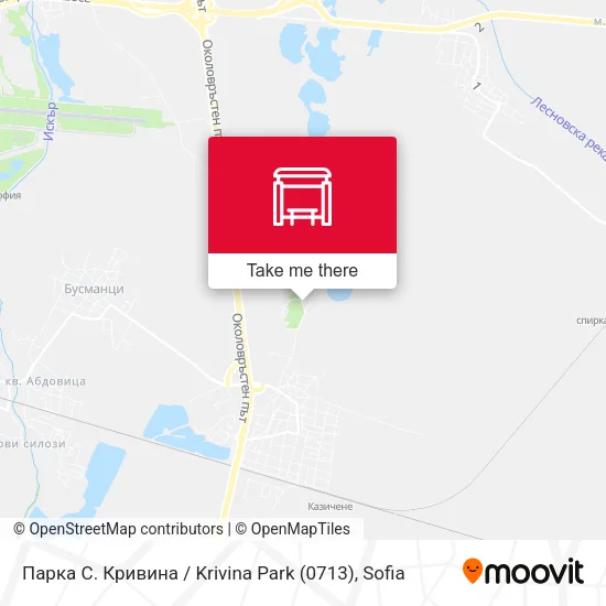 Карта Парка С. Кривина / Krivina Park (0713)