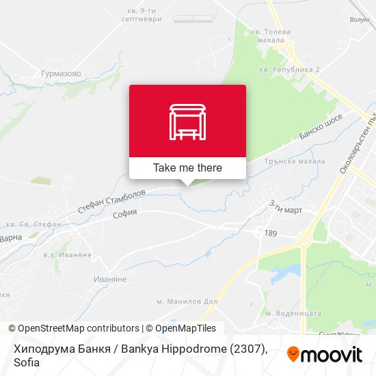 Карта Хиподрума Банкя / Bankya Hippodrome (2307)