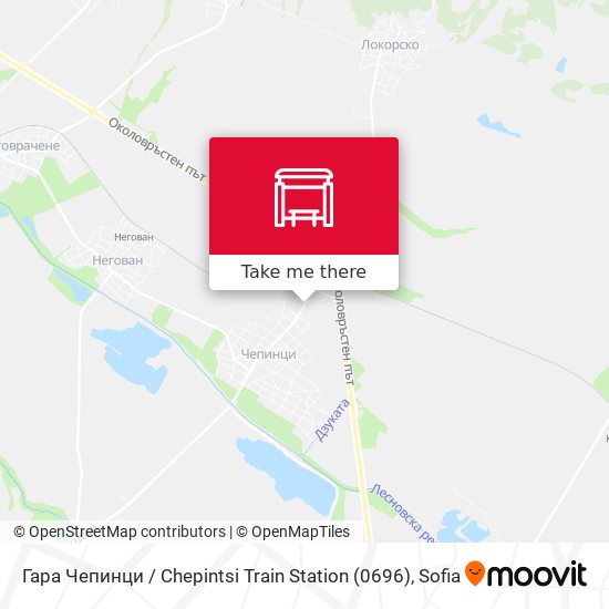 Гара Чепинци / Chepintsi Train Station (0696) map