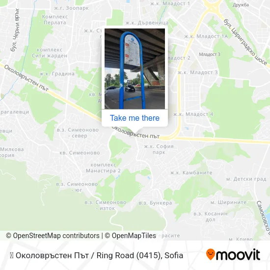 Карта 🛍️ Околовръстен Път / Ring Road (0415)