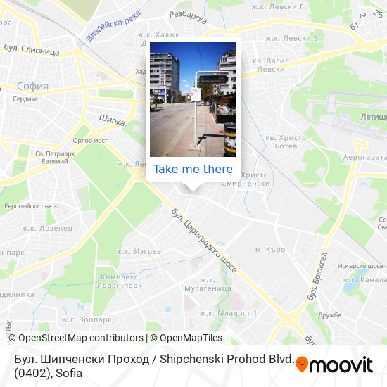 Бул. Шипченски Проход / Shipchenski Prohod Blvd. (0402) map