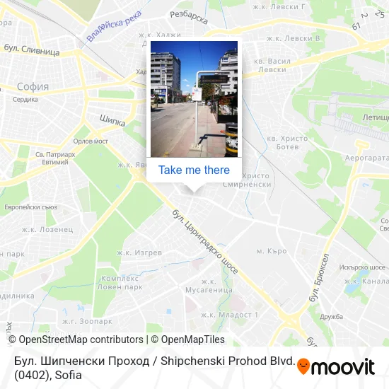 Бул. Шипченски Проход / Shipchenski Prohod Blvd. (0402) map