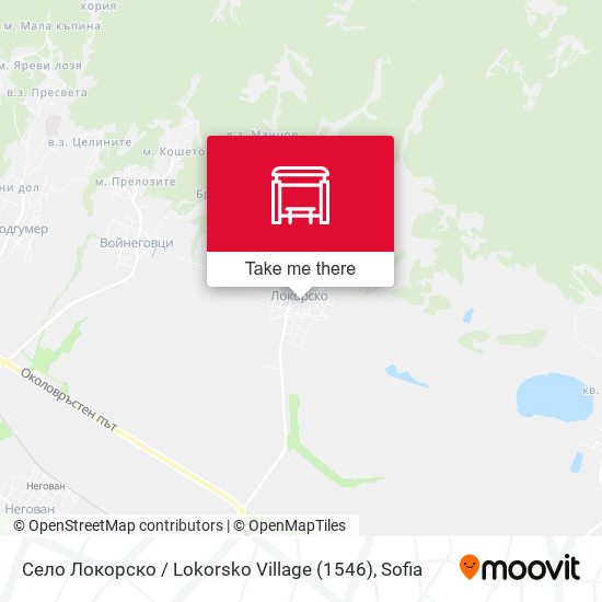 Карта Село Локорско / Lokorsko Village (1546)