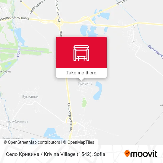 Карта Село Кривина / Krivina Village (1542)