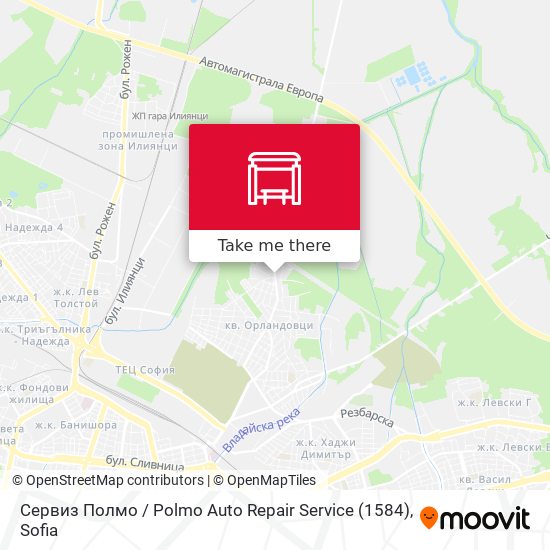 Сервиз Полмо / Polmo Auto Repair Service (1584) map