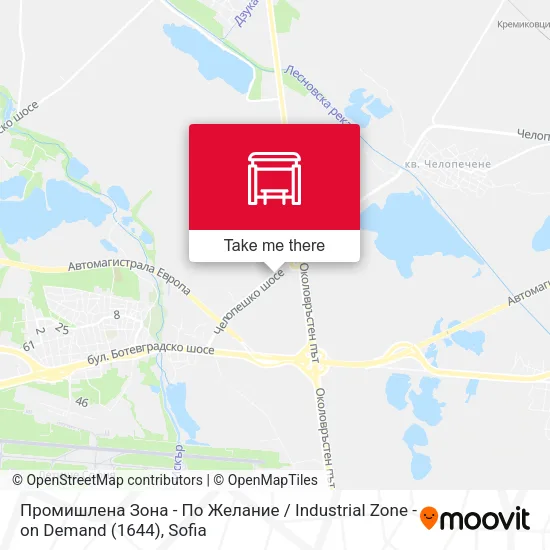 Карта Промишлена Зона - По Желание / Industrial Zone - on Demand (1644)