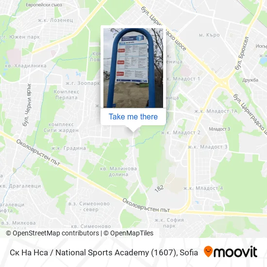 Карта Ск На Нса / National Sports Academy (1607)