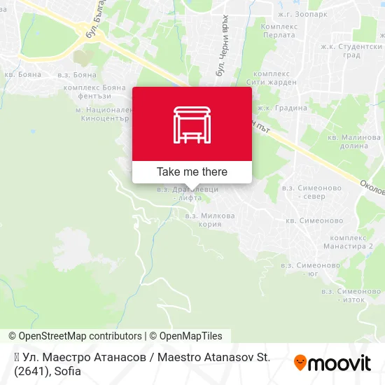 👋 Ул. Маестро Атанасов / Maestro Atanasov St. (2641) map