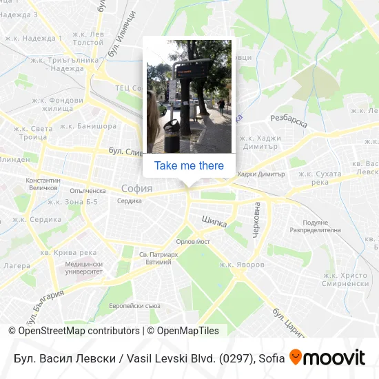 Карта Бул. Васил Левски / Vasil Levski Blvd. (0297)