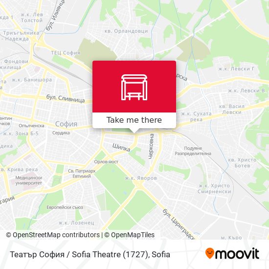 Театър София / Sofia Theatre (1727) map