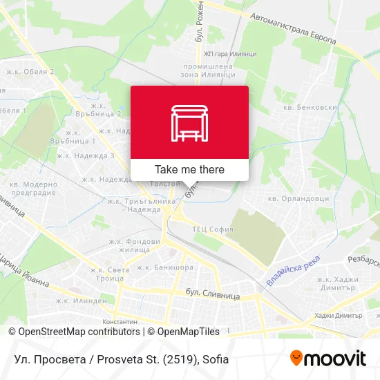 Карта Ул. Просвета / Prosveta St. (2519)