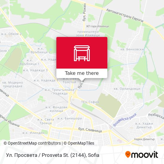 Ул. Просвета / Prosveta St. (2144) map