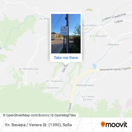 Ул. Венера / Venera St. (1390) map