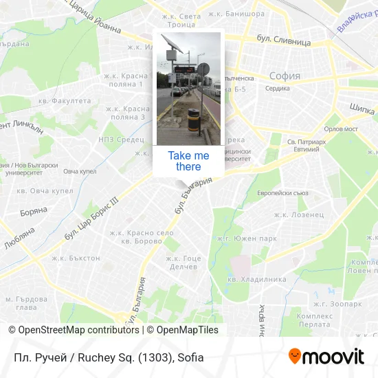 Карта Пл. Ручей / Ruchey Sq. (1303)