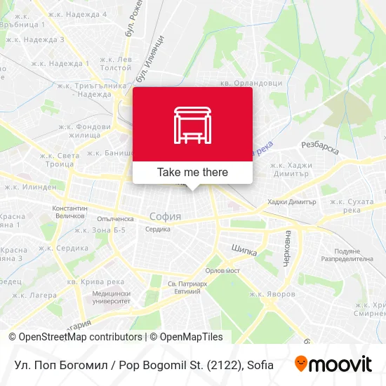 Карта Ул. Поп Богомил / Pop Bogomil St. (2122)
