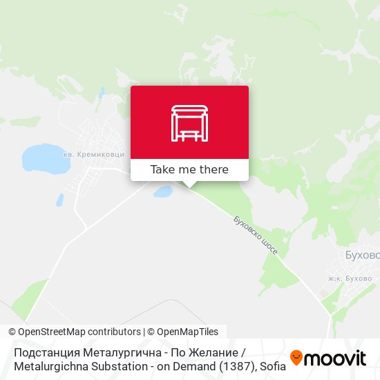 Подстанция Металургична - По Желание / Metalurgichna Substation - on Demand (1387) map