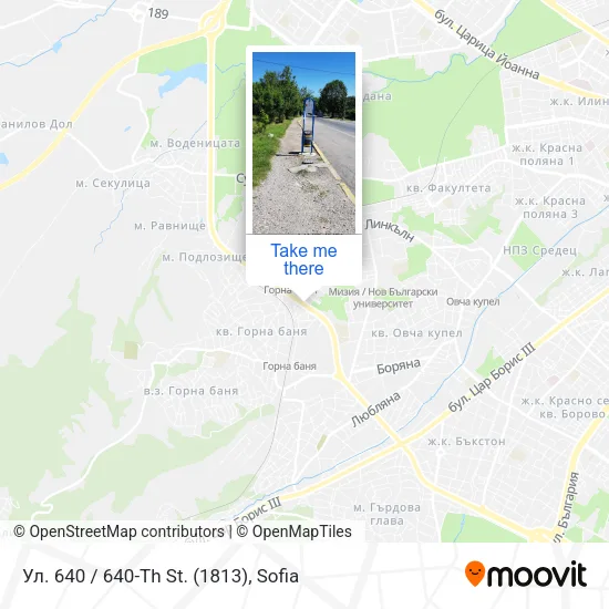 Карта Ул. 640 / 640-Th St. (1813)