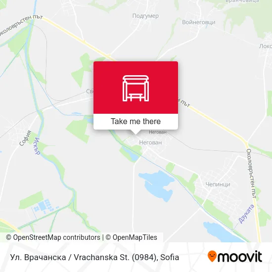 Ул. Врачанска / Vrachanska St. (0984) map