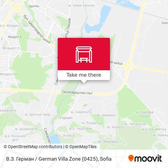 В.З. Герман / German Villa Zone (0425) map
