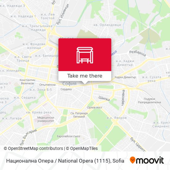 Национална Опера / National Opera (1115) map