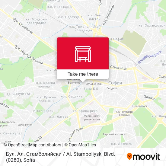 Карта Бул. Ал. Стамболийски / Al. Stamboliyski Blvd. (0280)