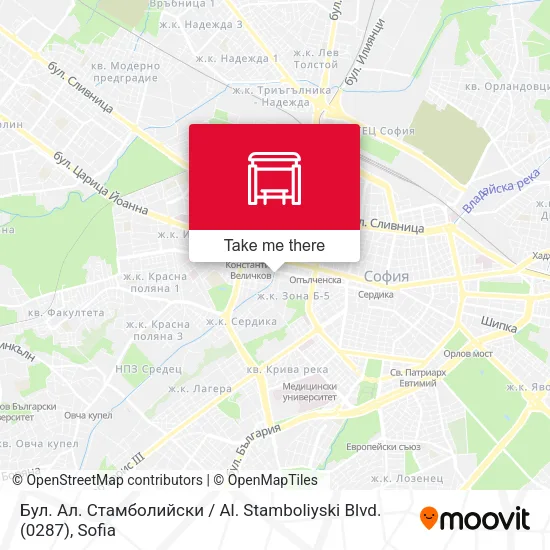 Карта Бул. Ал. Стамболийски / Al. Stamboliyski Blvd. (0287)