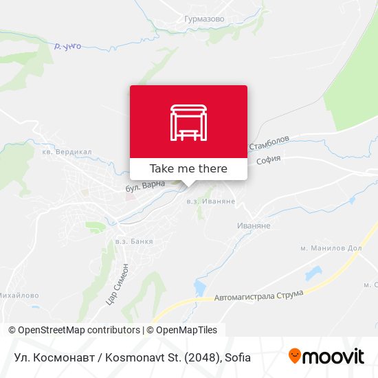 Ул. Космонавт / Kosmonavt St. (2048) map