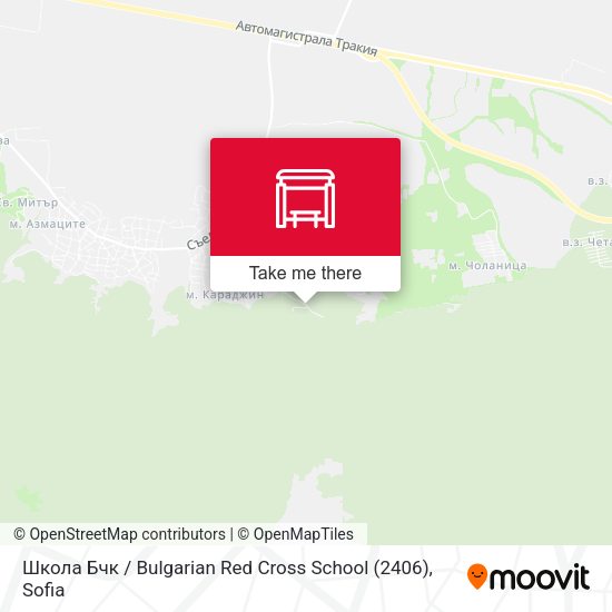 Карта Школа Бчк / Bulgarian Red Cross School (2406)
