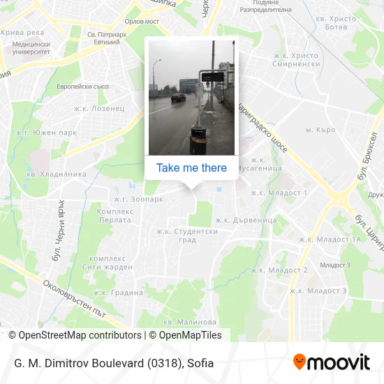 G. M. Dimitrov Boulevard (0318) map
