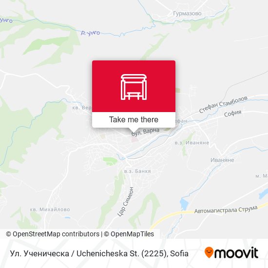 Карта Ул. Ученическа / Uchenicheska St. (2225)
