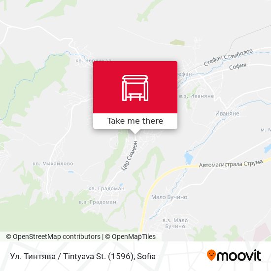 Ул. Тинтява / Tintyava St. (1596) map