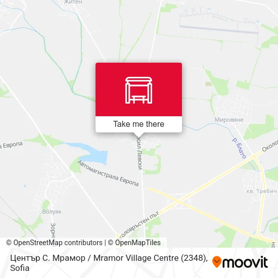 Център С. Мрамор / Mramor Village Centre (2348) map