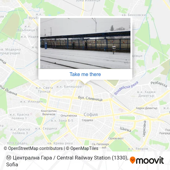 Карта Ⓜ️ Централна Гара / Central Railway Station (1330)