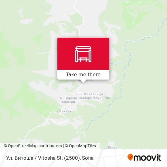 Ул. Витоша / Vitosha St. (2500) map
