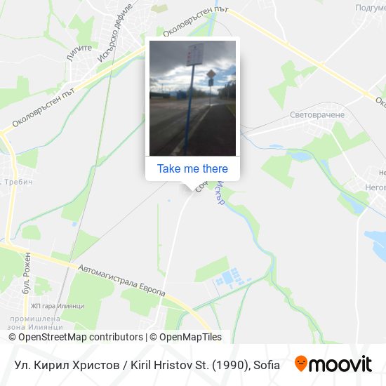 Ул. Кирил Христов / Kiril Hristov St. (1990) map