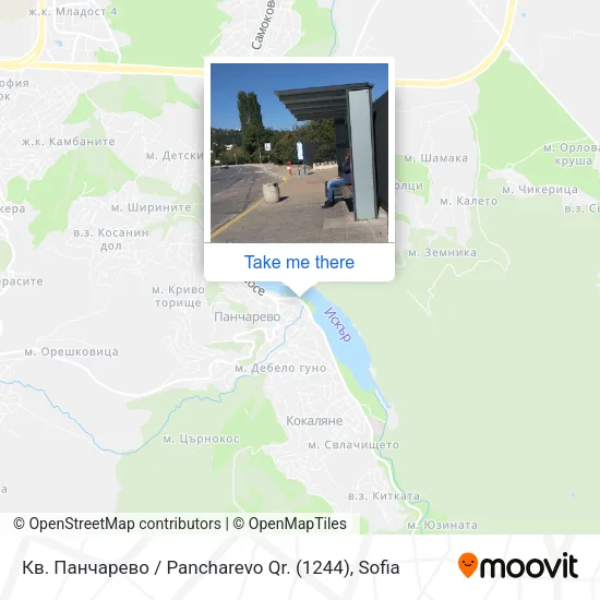 Карта Кв. Панчарево / Pancharevo Qr. (1244)