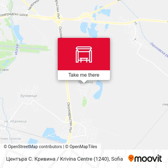 Карта Центъра С. Кривина / Krivina Centre (1240)