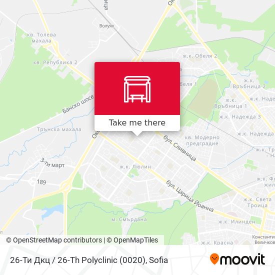 26-Ти Дкц / 26-Th Polyclinic (0020) map