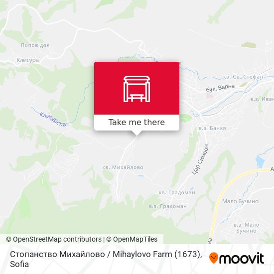 Стопанство Михайлово / Mihaylovo Farm (1673) map