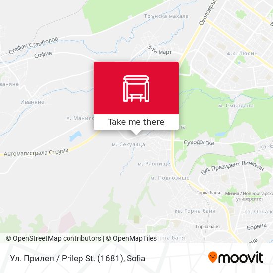 Ул. Прилеп / Prilep St. (1681) map