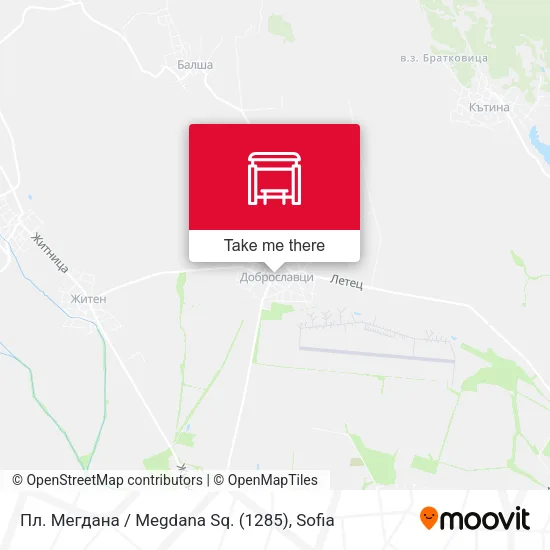 Карта Пл. Мегдана / Megdana Sq. (1285)